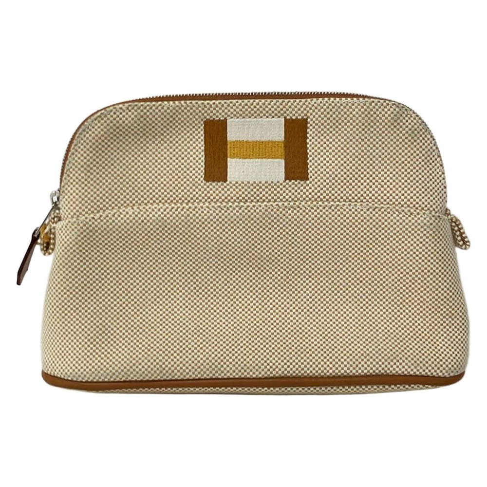 Hermès Bolide Pouch 20 / Bolide Pouch Kazak Mini Pouch Miel (Ivory) Light Brown